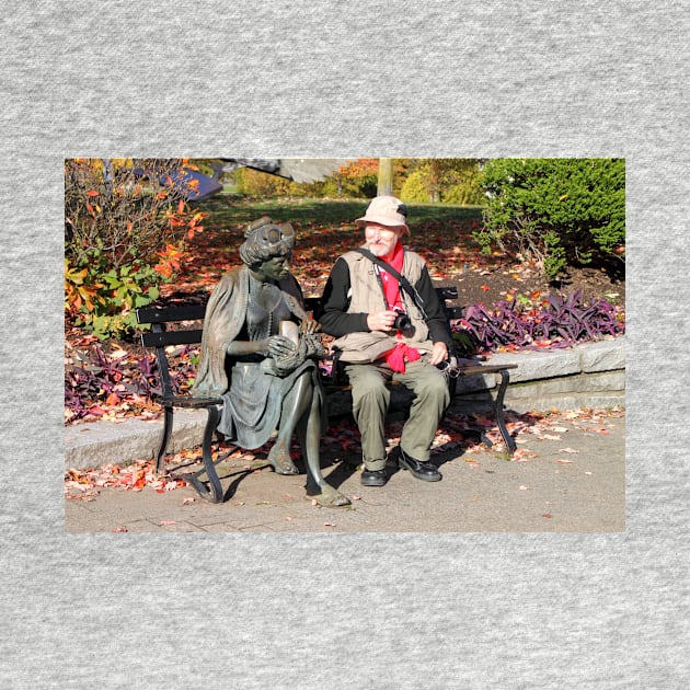 Enjoying a Chat in the Park, Vancouver, Canada by Carole-Anne